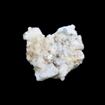 Aquamarine and Lepidolite on Feldspar cluster 9.1g in sunlight - Rocks and Things Store
