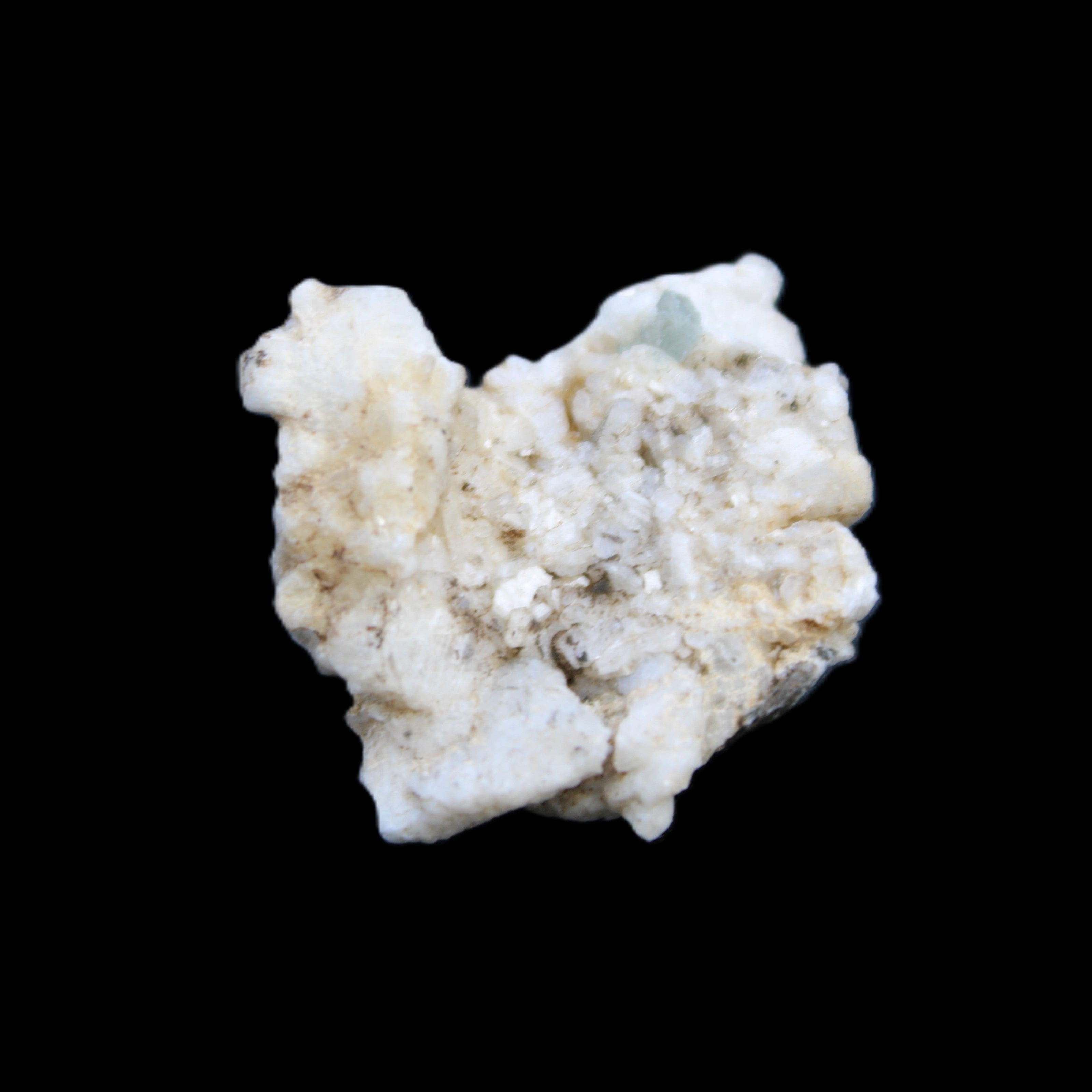 Aquamarine and Lepidolite on Feldspar cluster 9.1g in sunlight - Rocks and Things Store