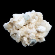 Aquamarine and Lepidolite on Feldspar cluster 9.1g in sunlight - Rocks and Things Store