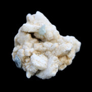 Aquamarine and Lepidolite on Feldspar cluster 9.1g in sunlight - Rocks and Things Store
