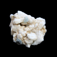 Aquamarine and Lepidolite on Feldspar cluster 9.1g in sunlight - Rocks and Things Store