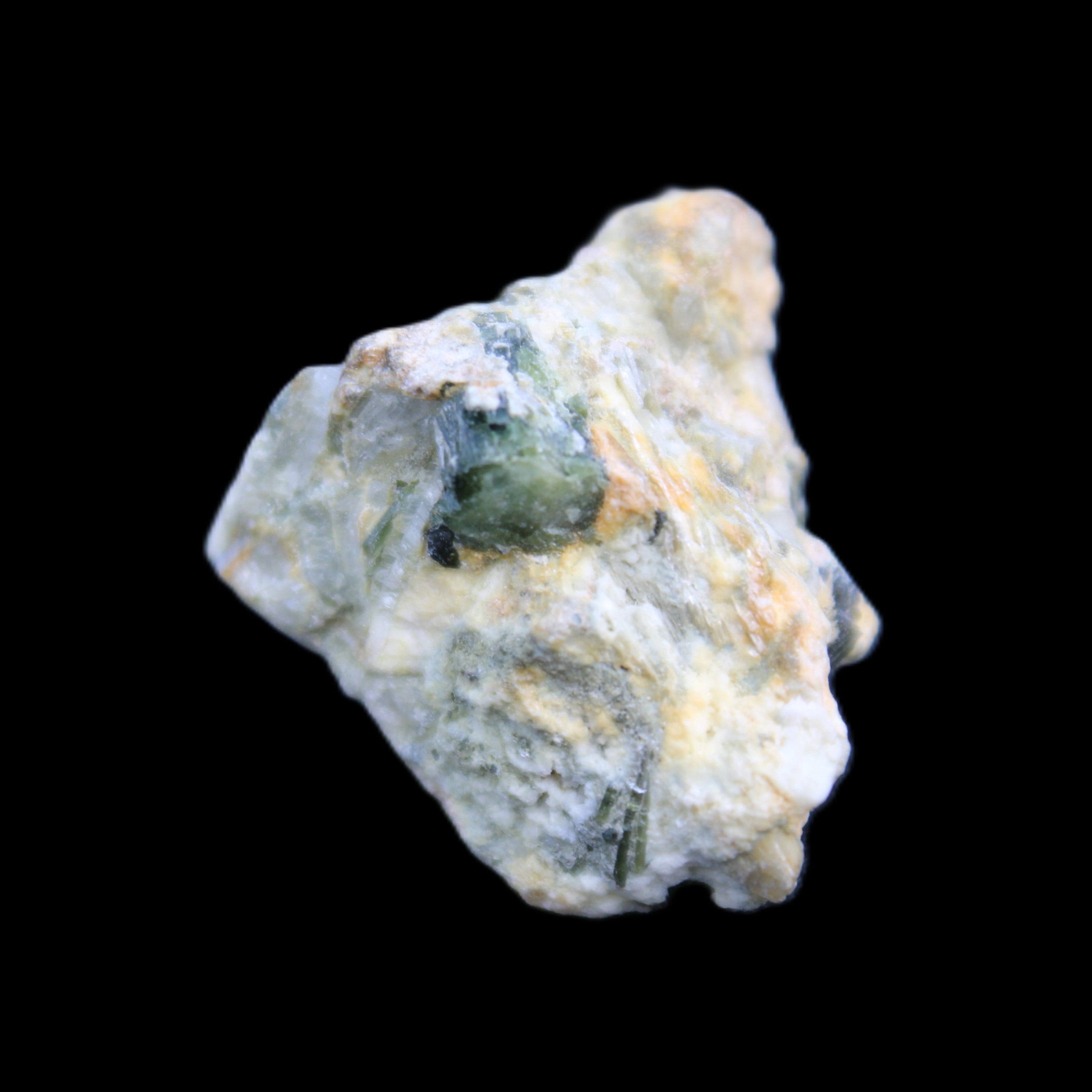 Green Tourmaline cluster 10.1g in sunlight - Rocks and Things Store