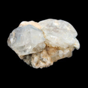 Fenster Diamond Quartz, Lepidolite, Spessartine Garnet, Topaz, Feldspar/Mica Matrix 15.1g in sunlight - Rocks and Things Store