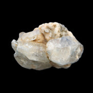 Fenster Diamond Quartz, Lepidolite, Spessartine Garnet, Topaz, Feldspar/Mica Matrix 15.1g in sunlight - Rocks and Things Store