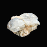 Fenster Diamond Quartz, Lepidolite, Spessartine Garnet, Topaz, Feldspar/Mica Matrix 15.1g in sunlight - Rocks and Things Store