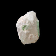 Green Tourmaline crystal on Smoky Quartz with Mica 14g in sunlight - Rocks and Things Store