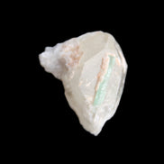 Green Tourmaline crystal on Smoky Quartz with Mica 14g in sunlight - Rocks and Things Store