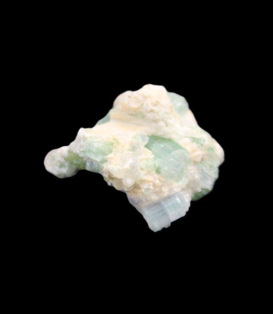Pale Blue and Green Tourmaline cluster from Afghanistan 6.2g in sunlight - Rocks and Things Store