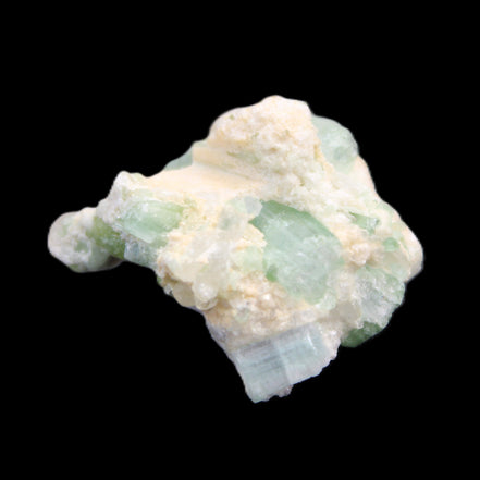 Pale Blue and Green Tourmaline cluster from Afghanistan 6.2g in sunlight - Rocks and Things Store