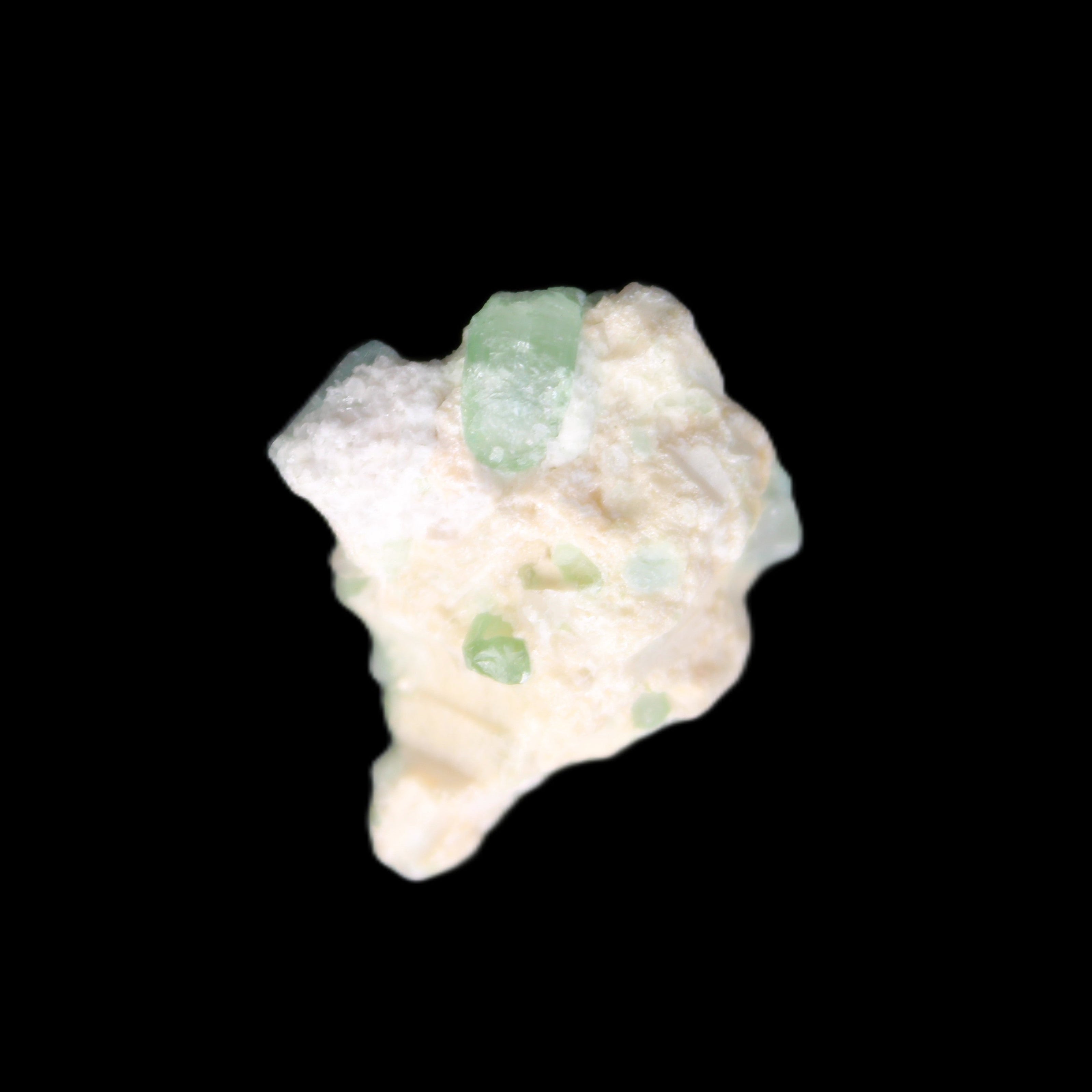 Pale Blue and Green Tourmaline cluster from Afghanistan 6.2g in sunlight - Rocks and Things Store
