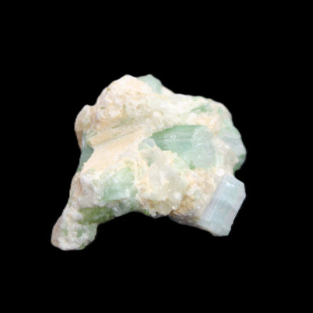 Pale Blue and Green Tourmaline cluster from Afghanistan 6.2g in sunlight - Rocks and Things Store