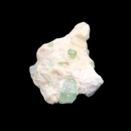 Pale Blue and Green Tourmaline cluster from Afghanistan 6.2g in sunlight - Rocks and Things Store