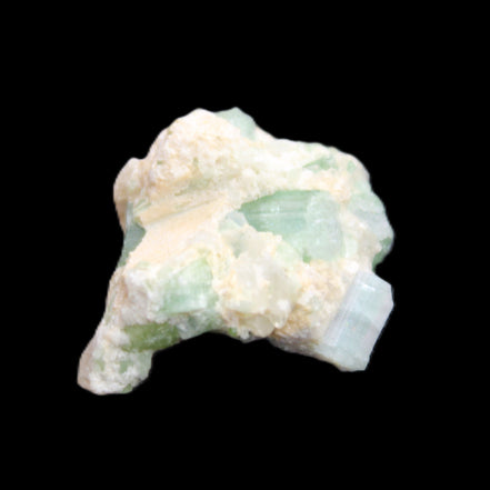 Pale Blue and Green Tourmaline cluster from Afghanistan 6.2g in sunlight - Rocks and Things Store