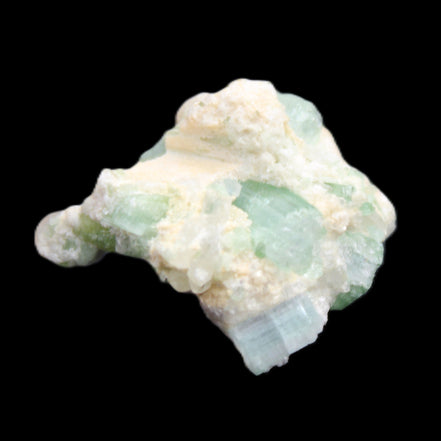 Pale Blue and Green Tourmaline cluster from Afghanistan 6.2g in sunlight - Rocks and Things Store