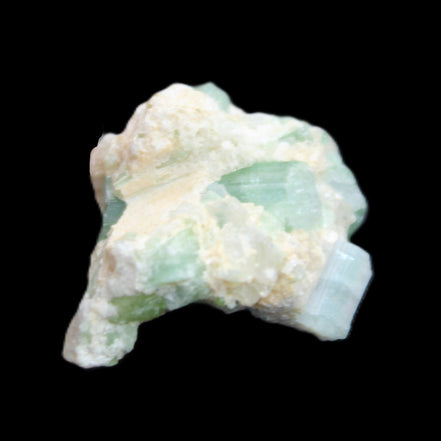 Pale Blue and Green Tourmaline cluster from Afghanistan 6.2g in sunlight - Rocks and Things Store