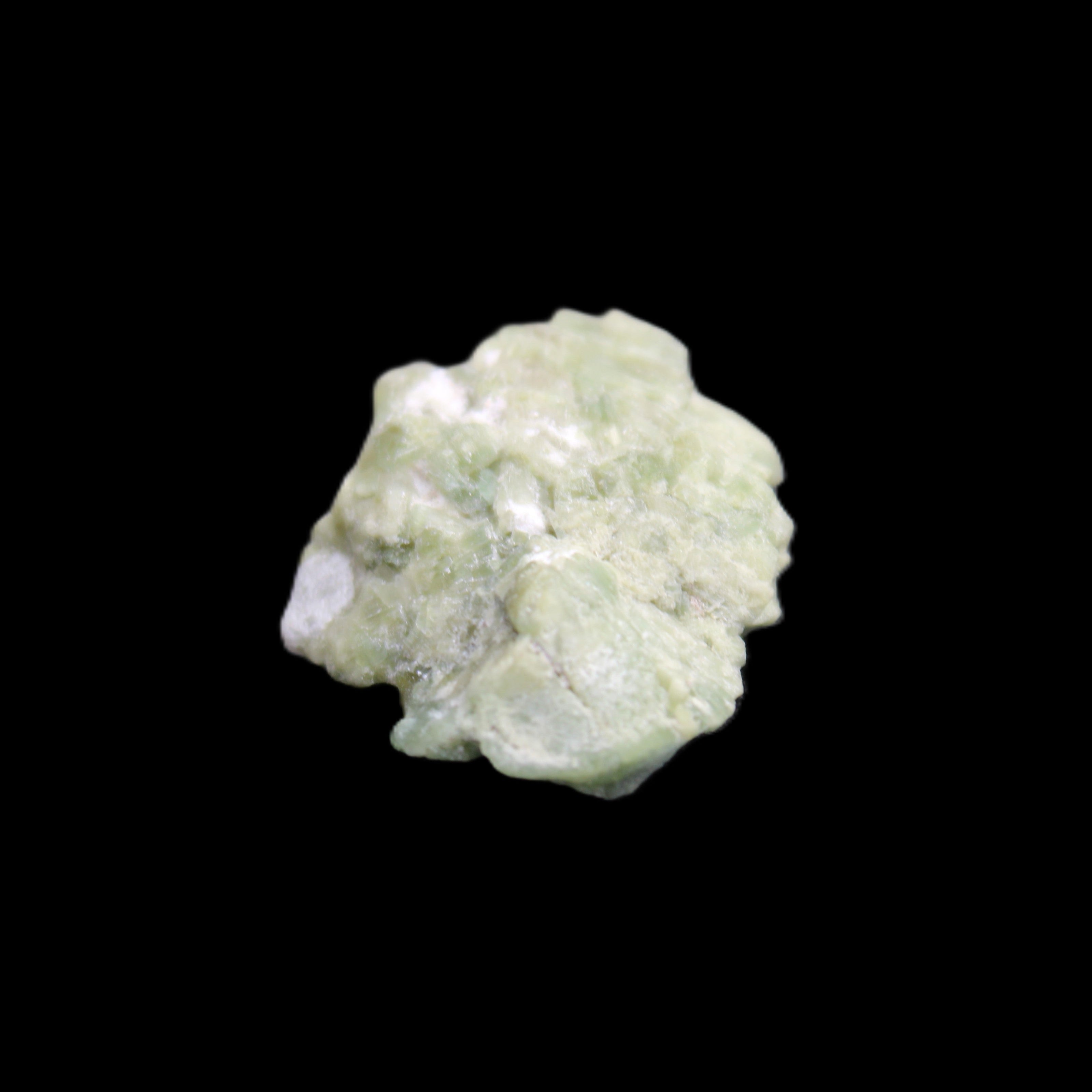 Green Tourmaline cluster 9.9g in sunlight - Rocks and Things Store