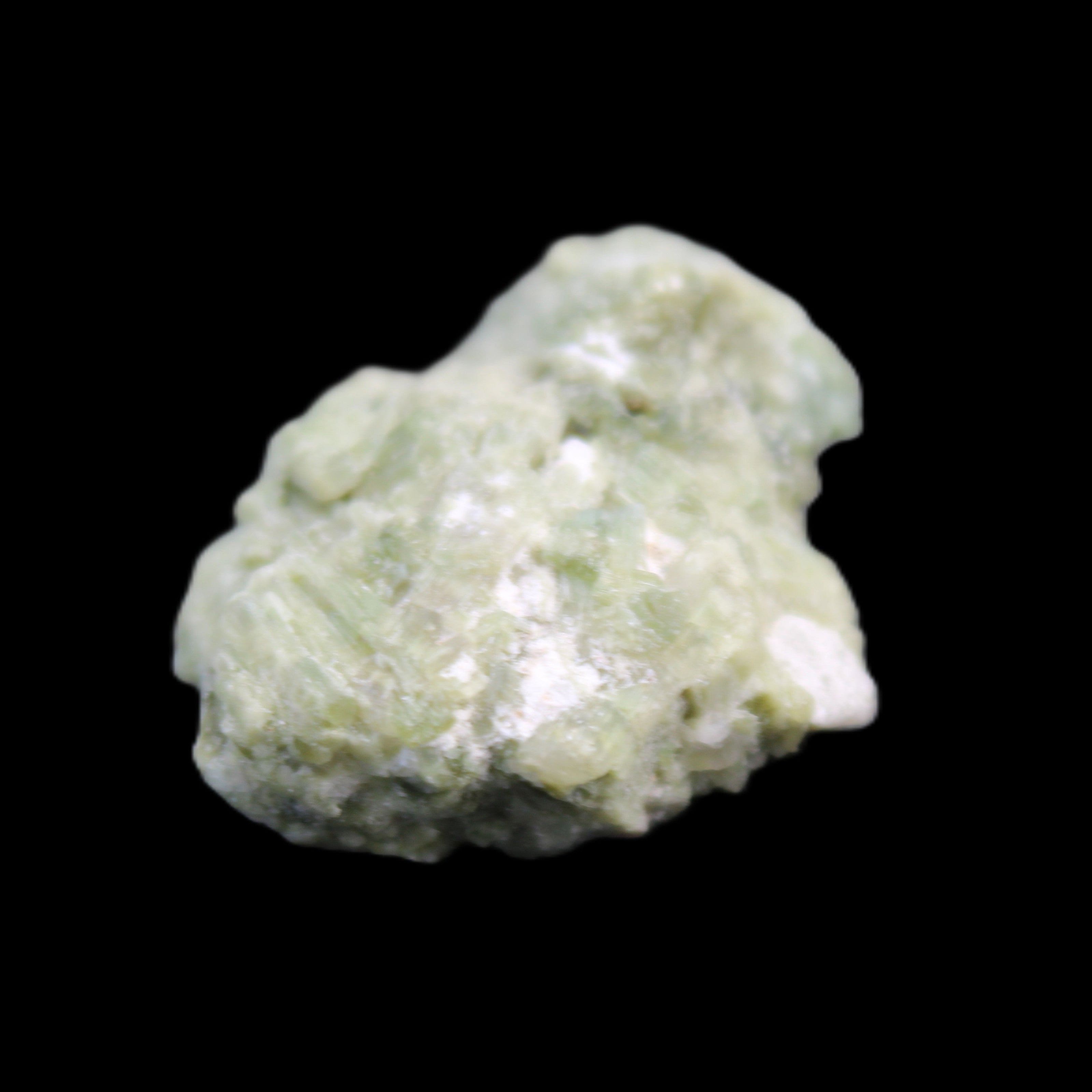 Green Tourmaline cluster 9.9g in sunlight - Rocks and Things Store