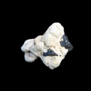 Black Tourmaline terminated crystal cluster in matrix 6.7g in sunlight - Rocks and Things Store