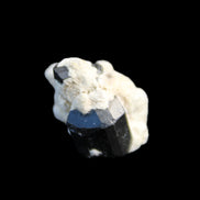 Black Tourmaline terminated crystal cluster in matrix 6.7g in sunlight - Rocks and Things Store