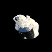 Black Tourmaline terminated crystal cluster in matrix 6.7g in sunlight - Rocks and Things Store