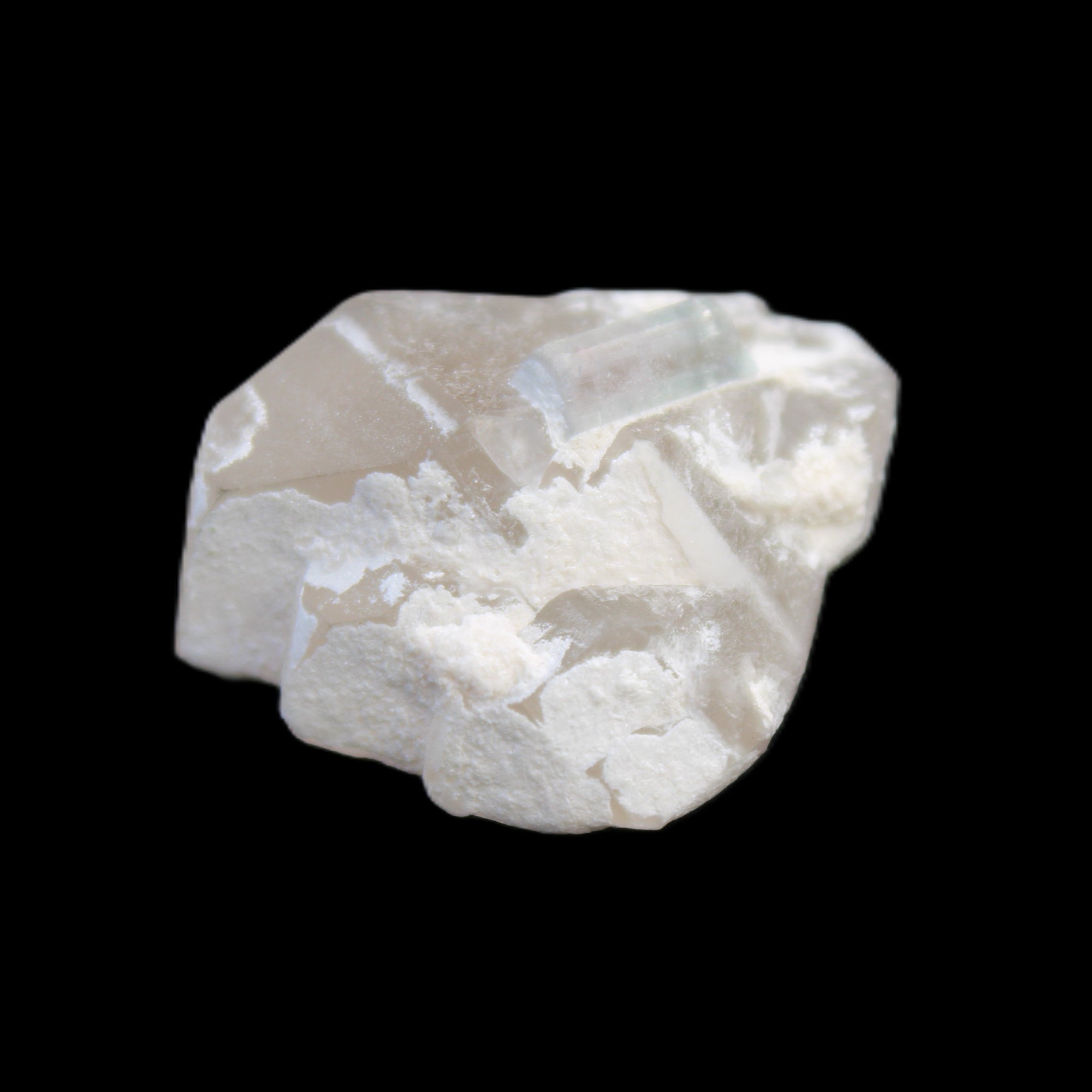 Double-terminated Elestial Smoky Quartz with Aquamarine crystal 6.9g in sunlight - Rocks and Things Store