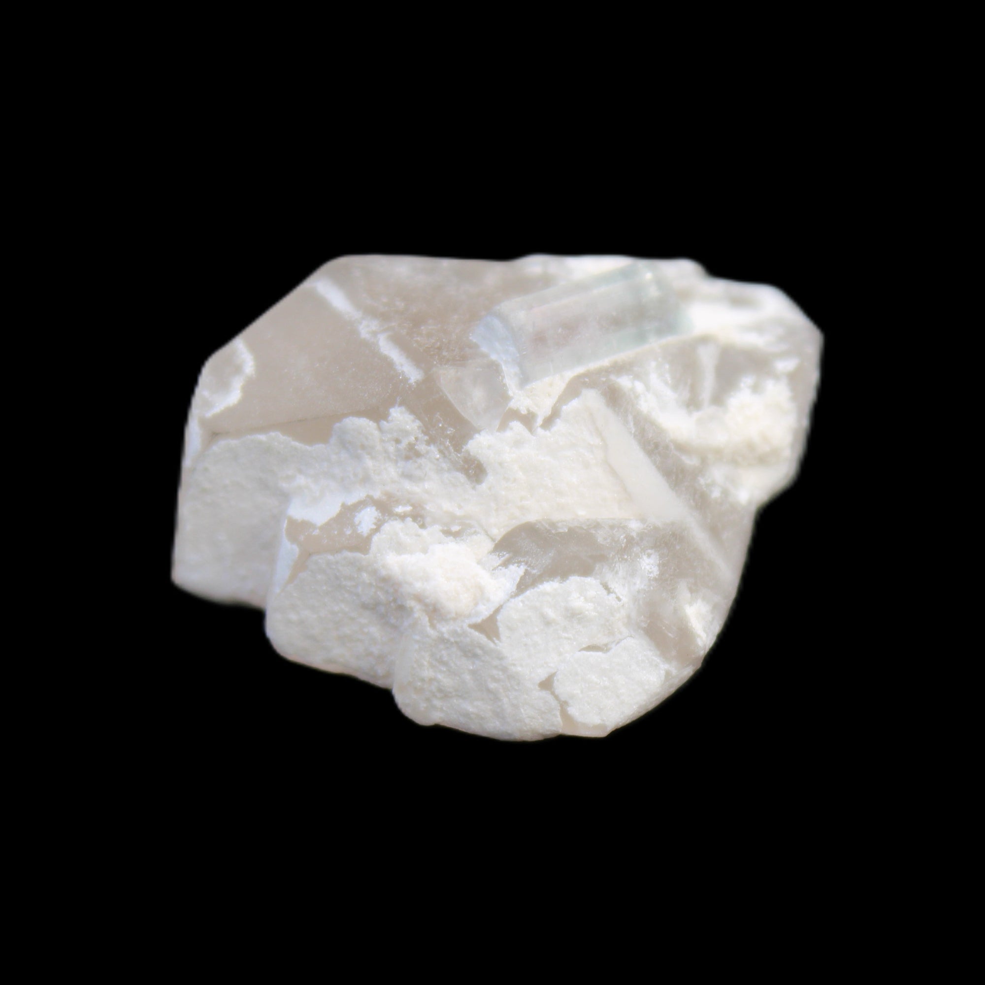 Double-terminated Elestial Smoky Quartz with Aquamarine crystal 6.9g in sunlight - Rocks and Things Store