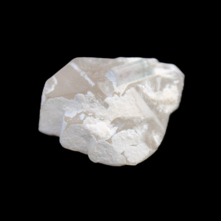 Double-terminated Elestial Smoky Quartz with Aquamarine crystal 6.9g in sunlight - Rocks and Things Store