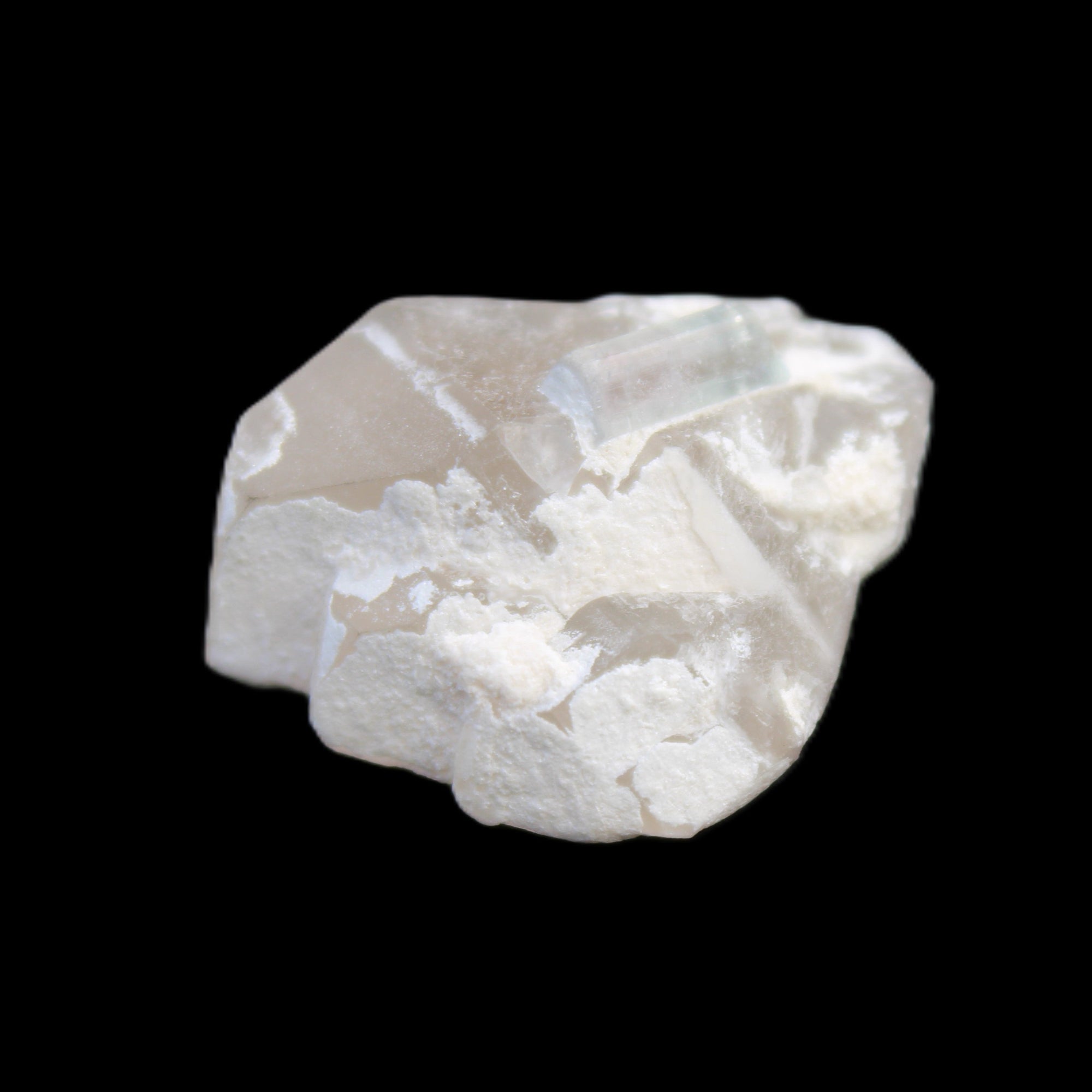 Double-terminated Elestial Smoky Quartz with Aquamarine crystal 6.9g in sunlight - Rocks and Things Store