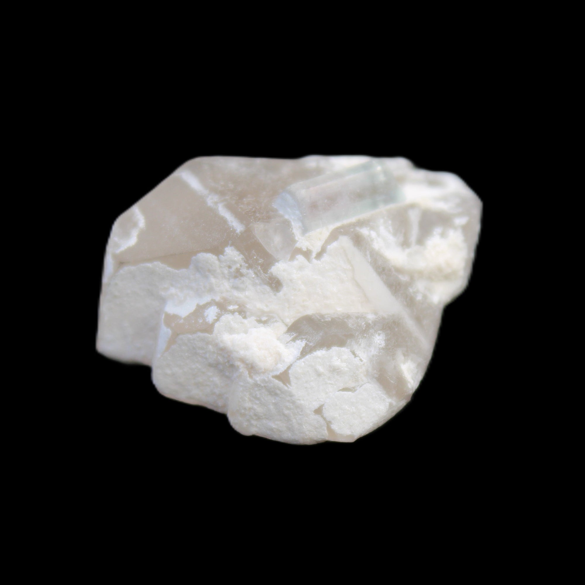 Double-terminated Elestial Smoky Quartz with Aquamarine crystal 6.9g in sunlight - Rocks and Things Store