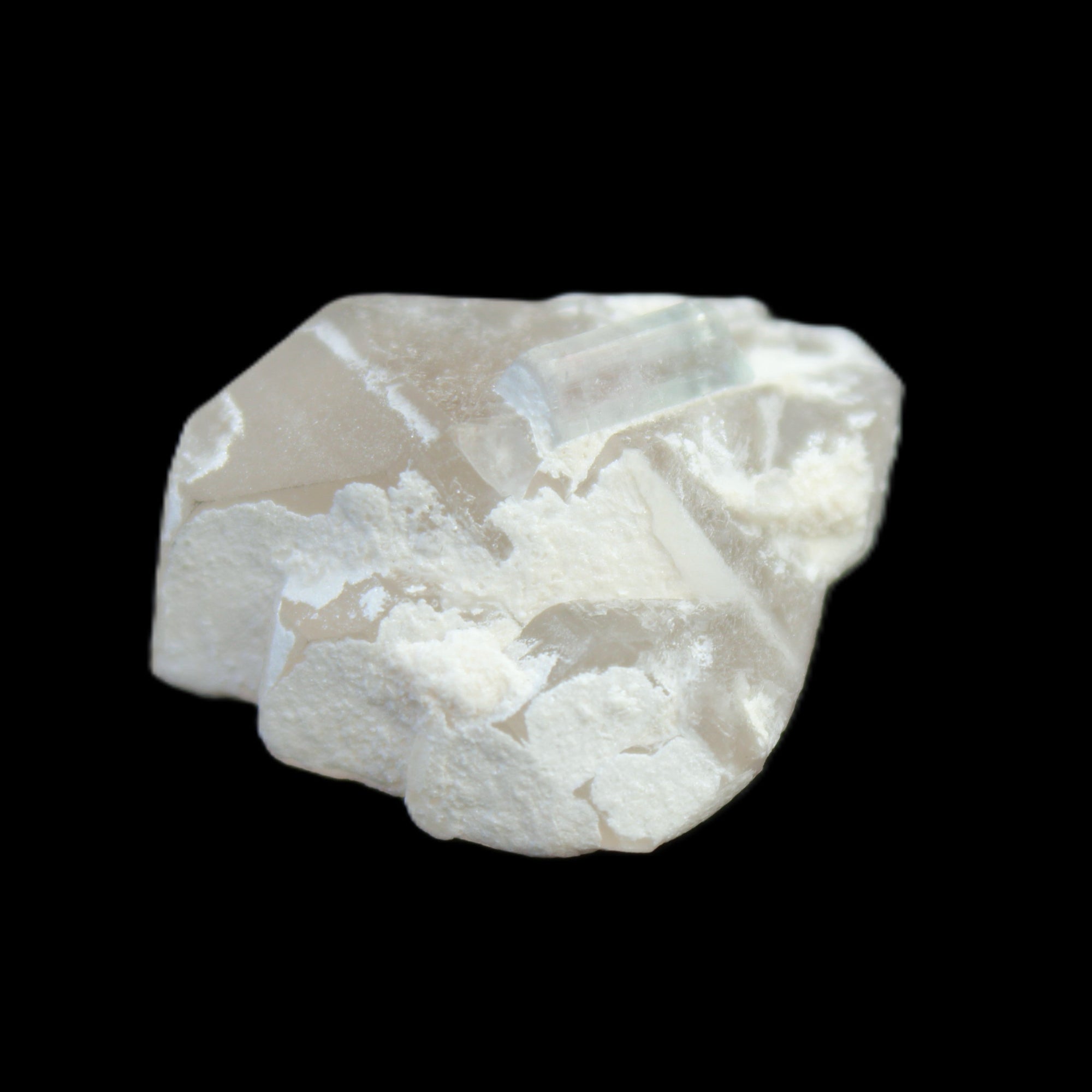 Double-terminated Elestial Smoky Quartz with Aquamarine crystal 6.9g in sunlight - Rocks and Things Store