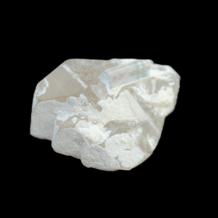 Double-terminated Elestial Smoky Quartz with Aquamarine crystal 6.9g in sunlight - Rocks and Things Store