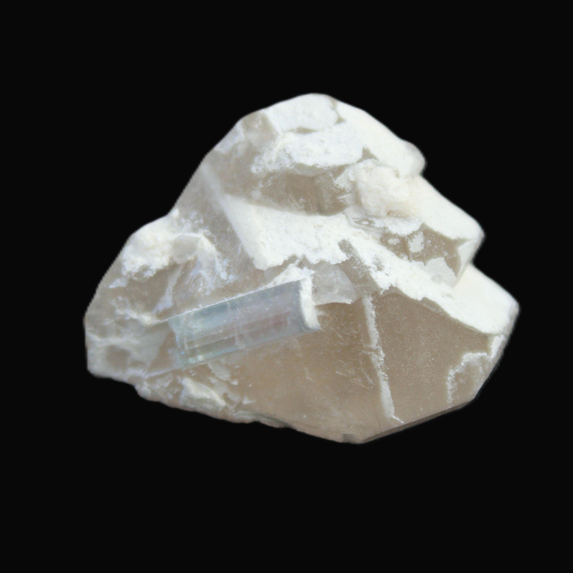 Double-terminated Elestial Smoky Quartz with Aquamarine crystal 6.9g in sunlight - Rocks and Things Store
