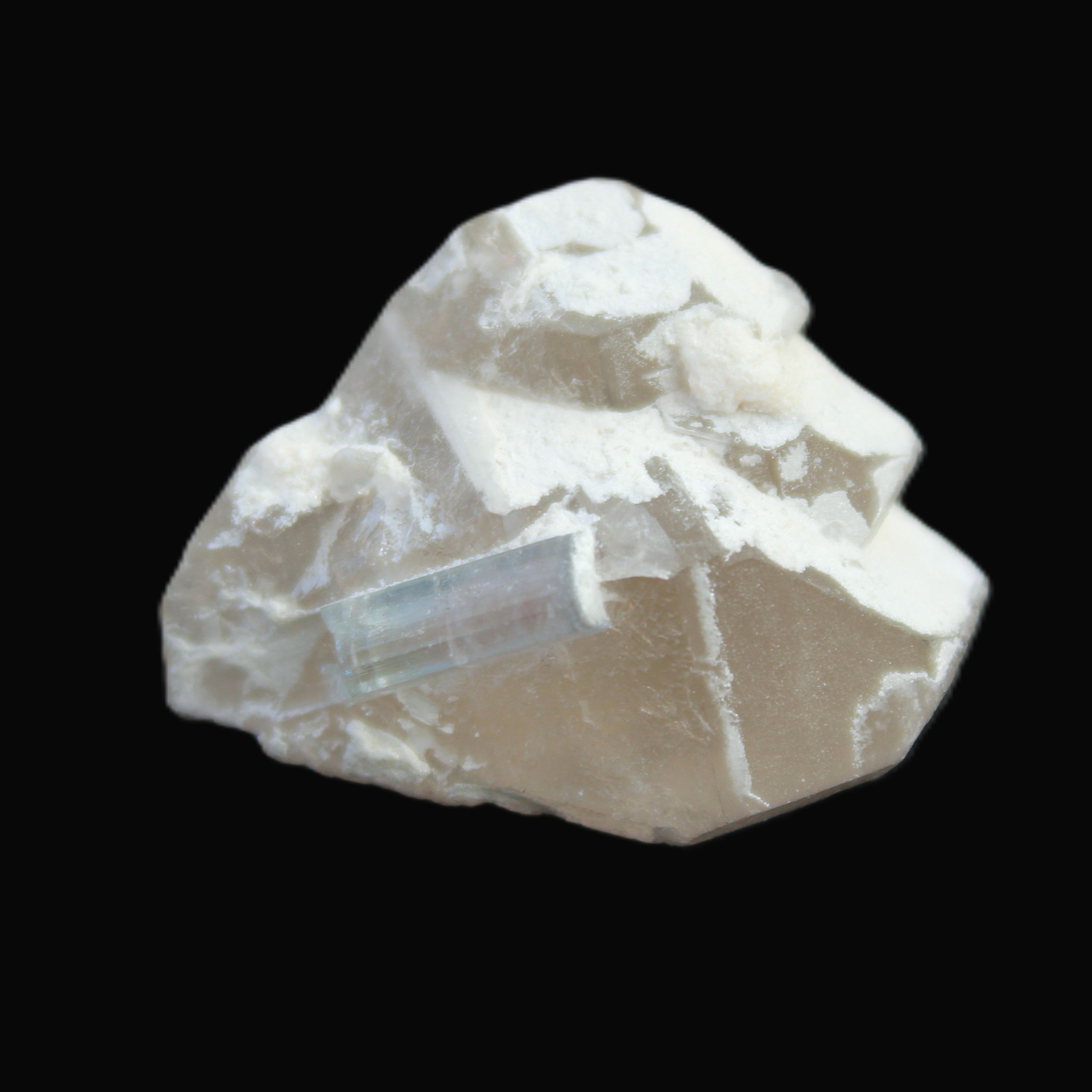 Double-terminated Elestial Smoky Quartz with Aquamarine crystal 6.9g in sunlight - Rocks and Things Store