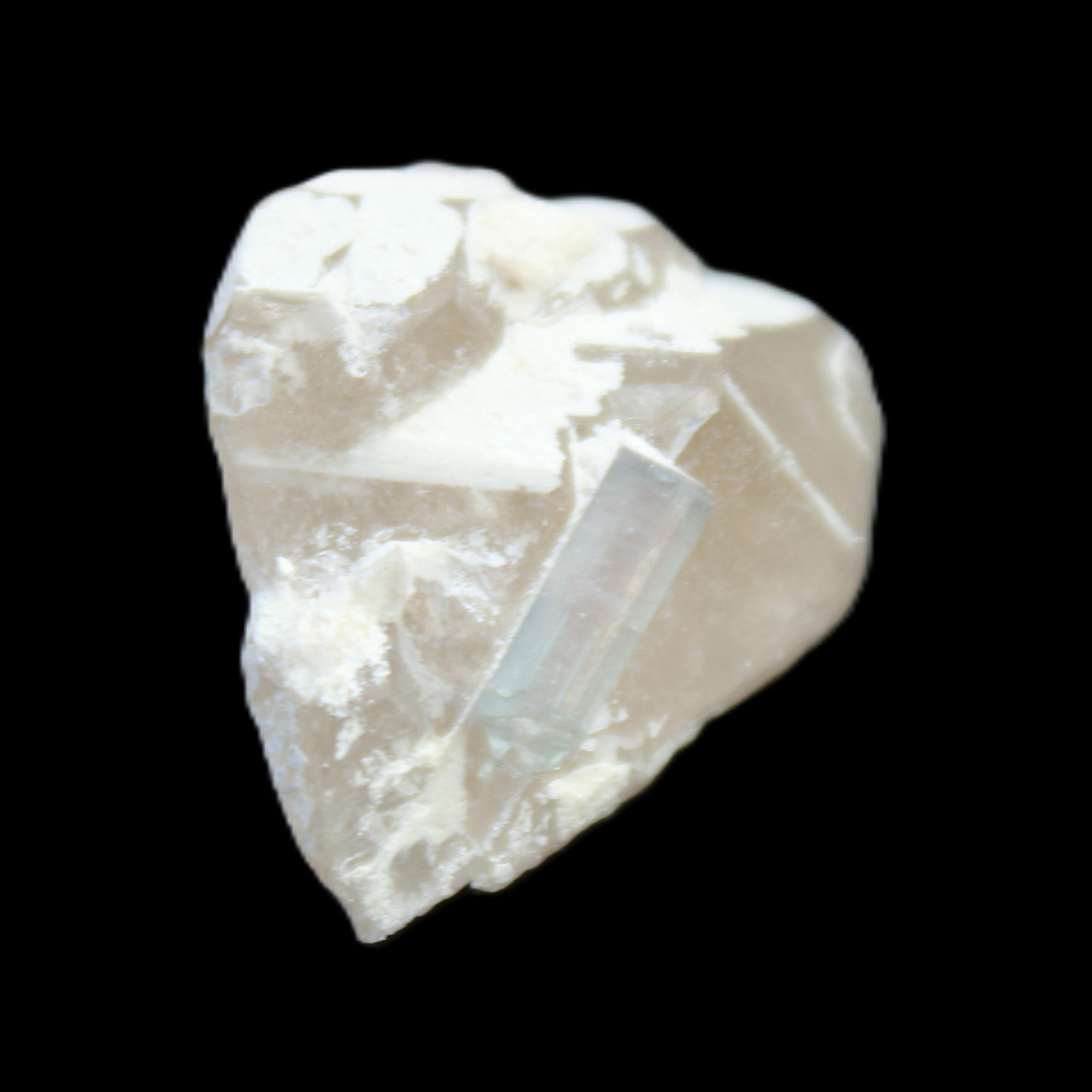 Double-terminated Elestial Smoky Quartz with Aquamarine crystal 6.9g in sunlight - Rocks and Things Store