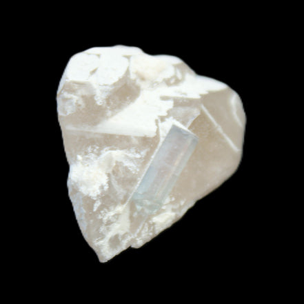 Double-terminated Elestial Smoky Quartz with Aquamarine crystal 6.9g in sunlight - Rocks and Things Store