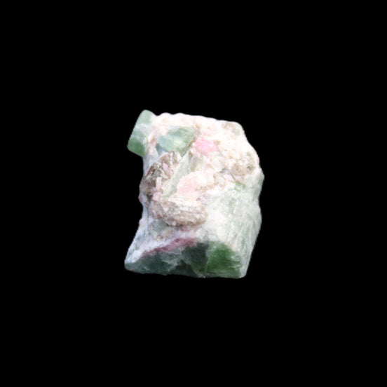 Green and Pink Watermelon Tourmaline cluster 4.1g in sunlight - Rocks and Things Store