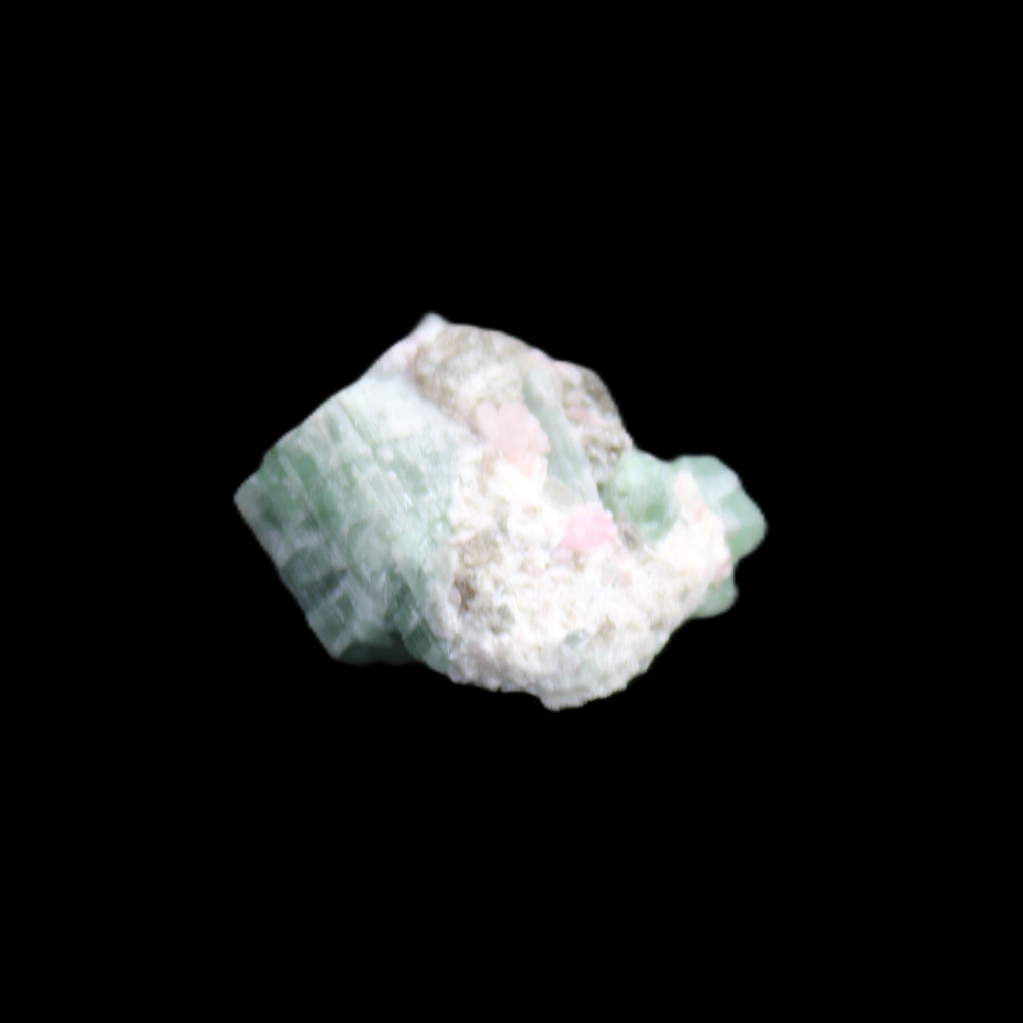 Green and Pink Watermelon Tourmaline cluster 4.1g in sunlight - Rocks and Things Store