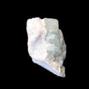 Aquamarine crystal on matrix from Afghanistan 9.2g in sunlight - Rocks and Things Store