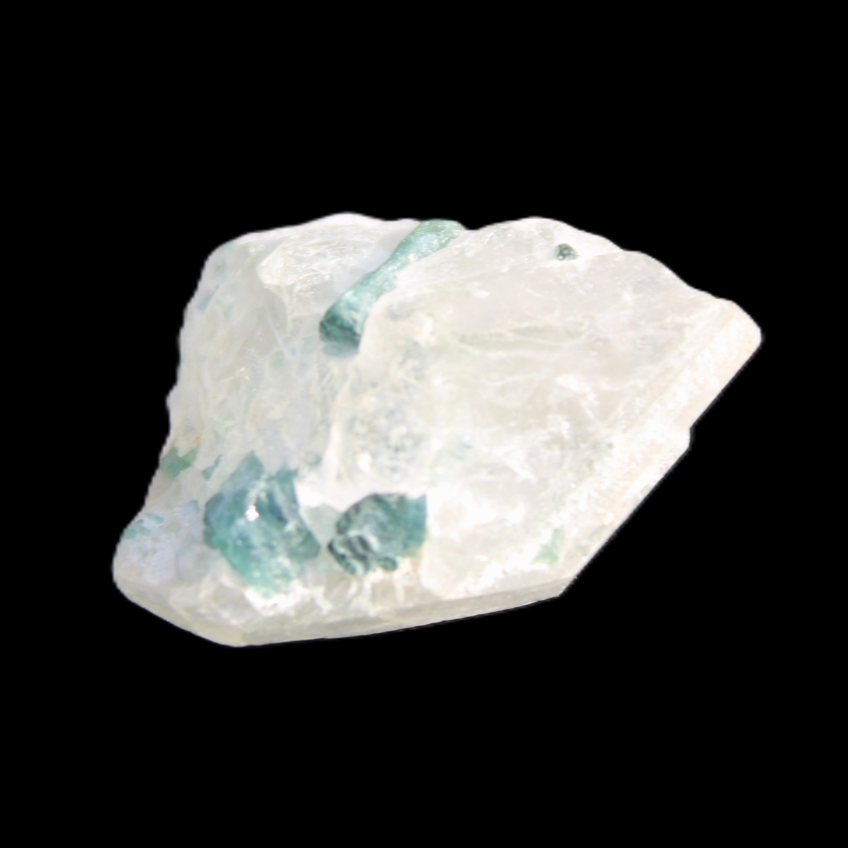 Green Tourmaline cluster 5.2g in sunlight - Rocks and Things Store