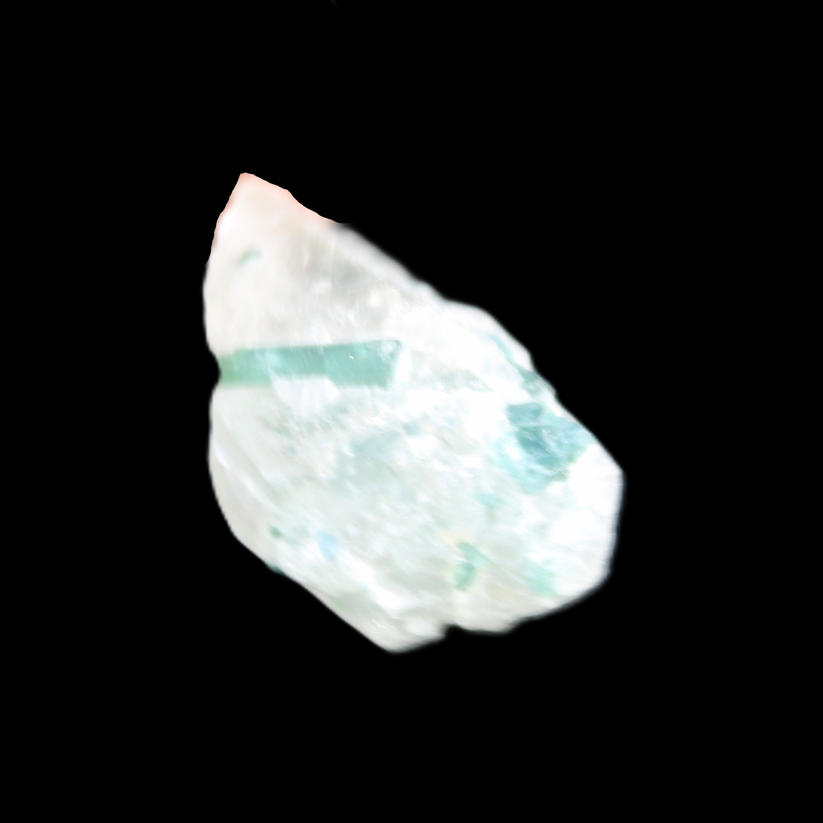 Green Tourmaline cluster 5.2g in sunlight - Rocks and Things Store