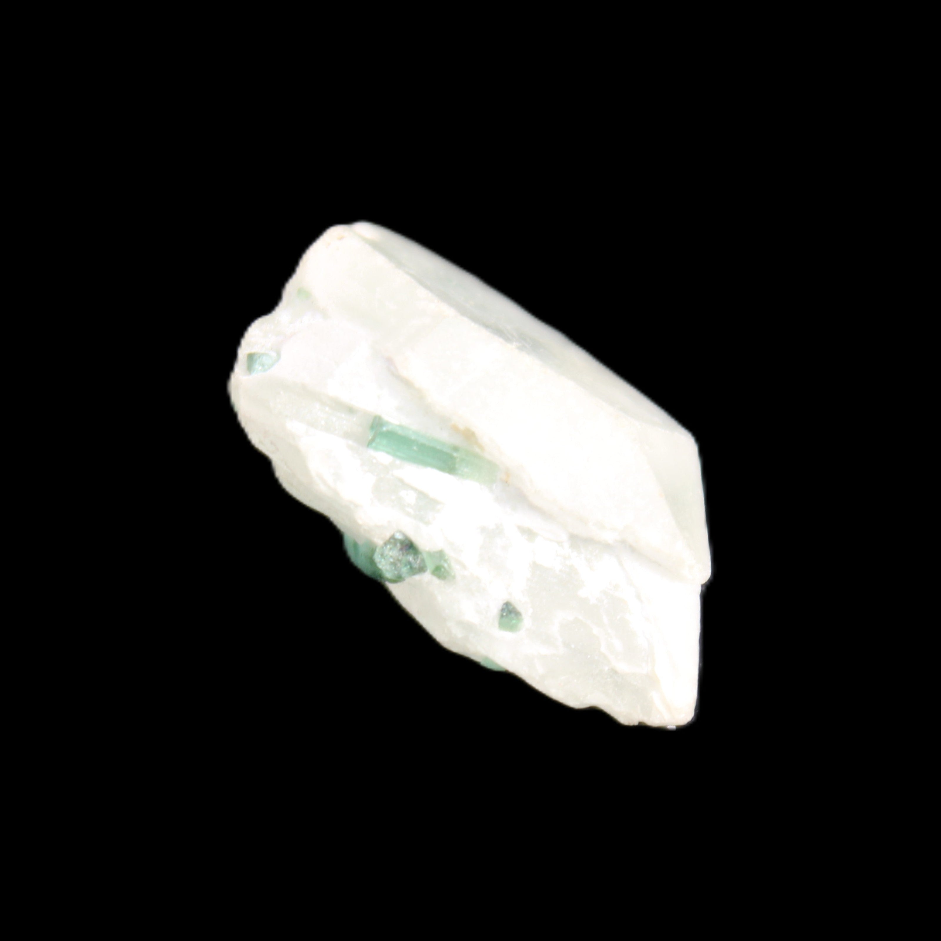 Green Tourmaline cluster 5.2g in sunlight - Rocks and Things Store