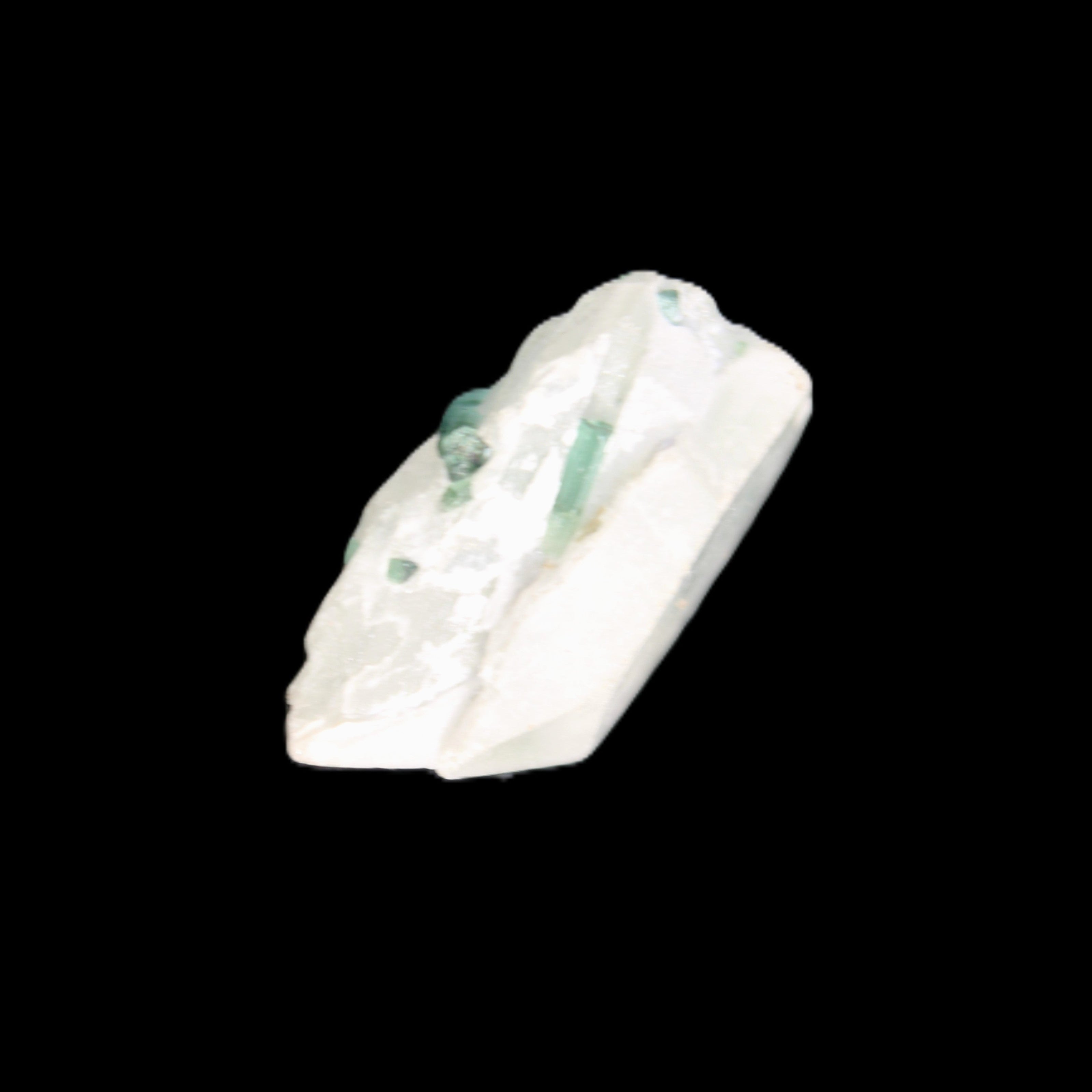 Green Tourmaline cluster 5.2g in sunlight - Rocks and Things Store