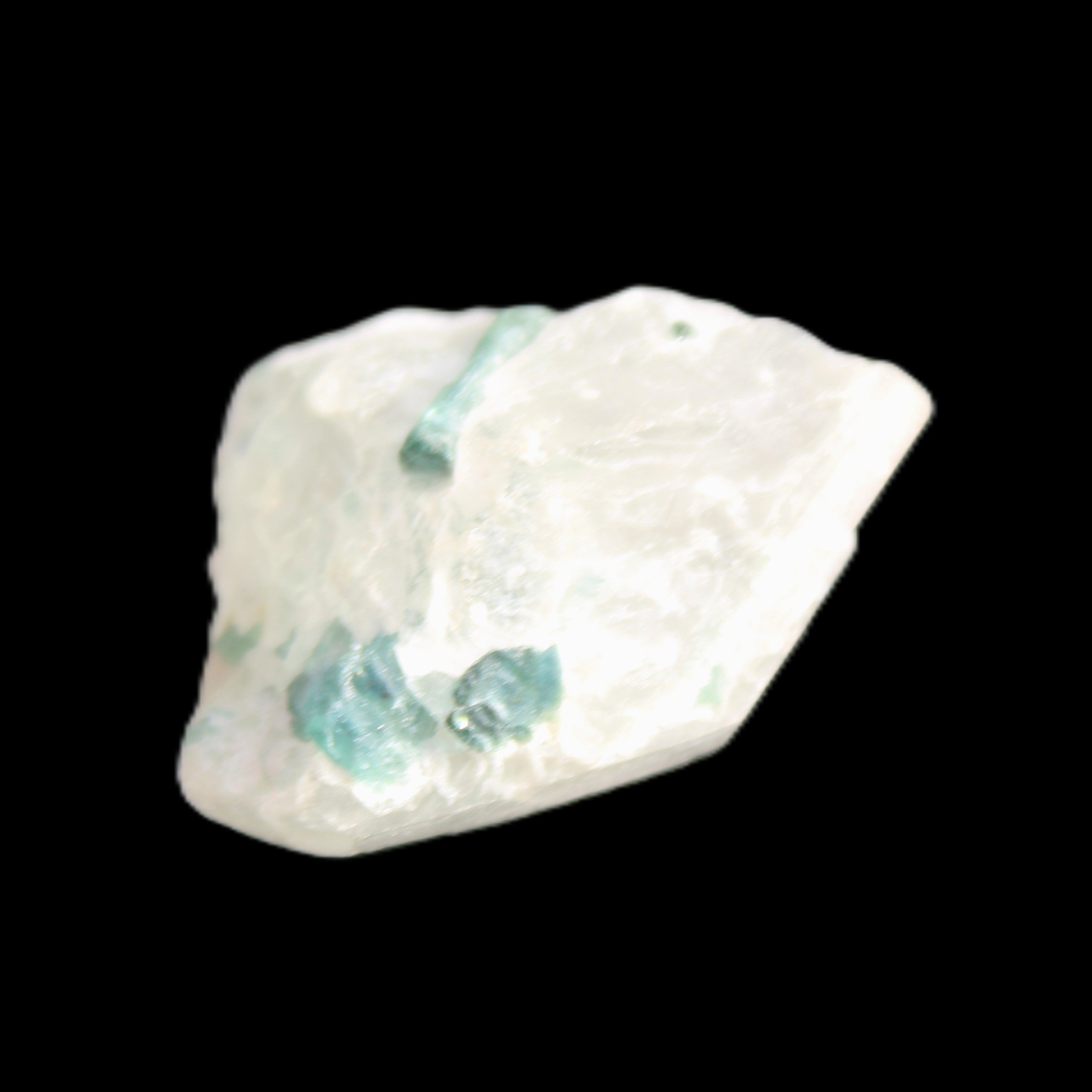 Green Tourmaline cluster 5.2g in sunlight - Rocks and Things Store