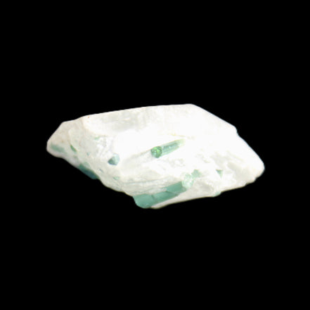 Green Tourmaline cluster 5.2g in sunlight - Rocks and Things Store