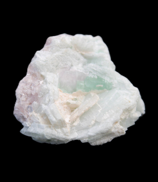 Pink with Green Tourmaline flower cluster 10.7g in sunlight - Rocks and Things Store