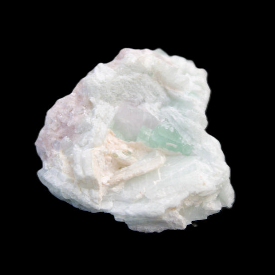 Pink with Green Tourmaline flower cluster 10.7g in sunlight - Rocks and Things Store