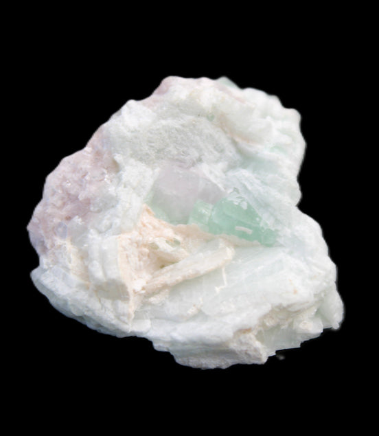 Pink with Green Tourmaline flower cluster 10.7g in sunlight - Rocks and Things Store