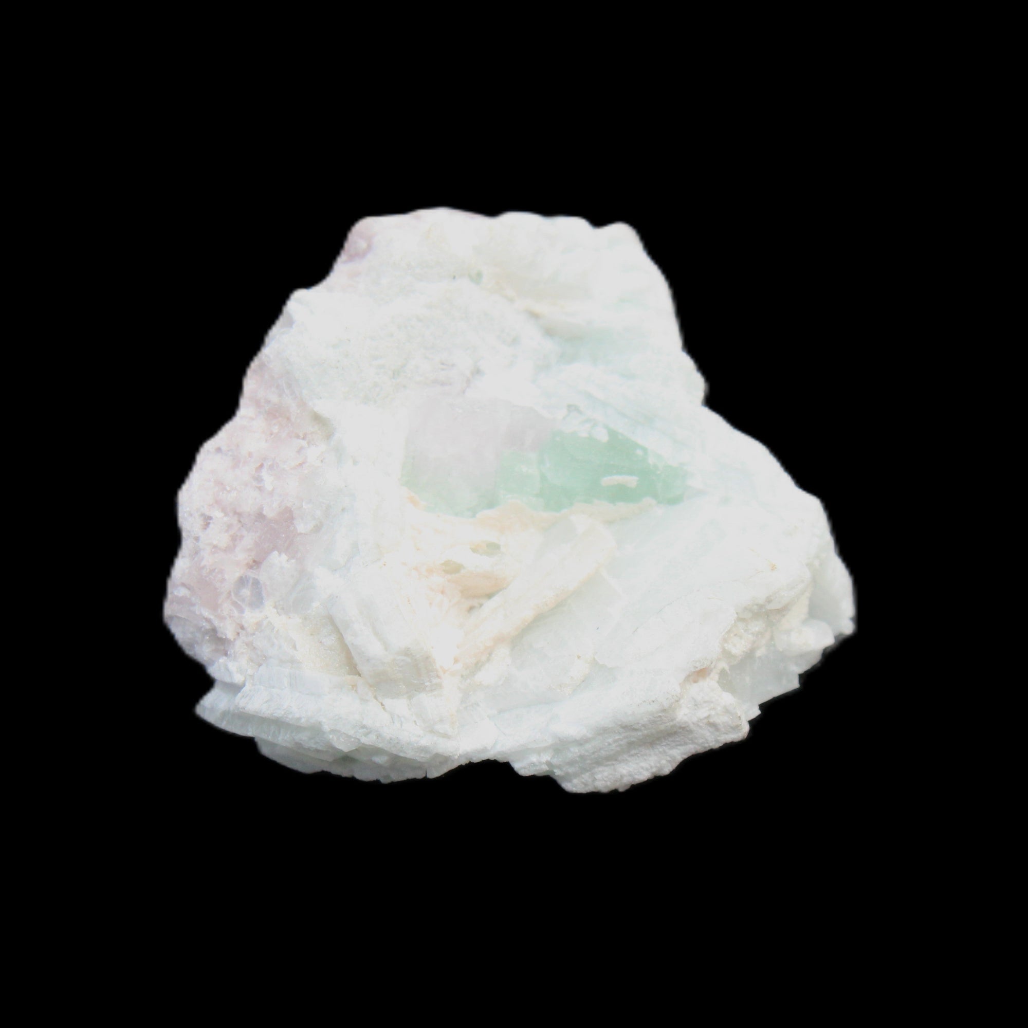 Pink with Green Tourmaline flower cluster 10.7g in sunlight - Rocks and Things Store