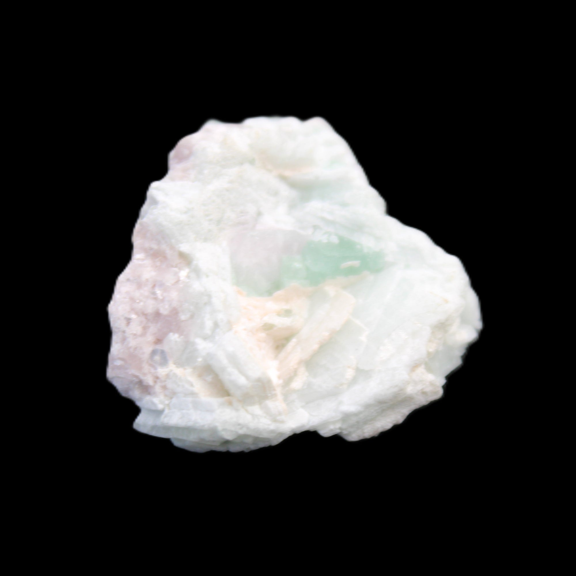 Pink with Green Tourmaline flower cluster 10.7g in sunlight - Rocks and Things Store