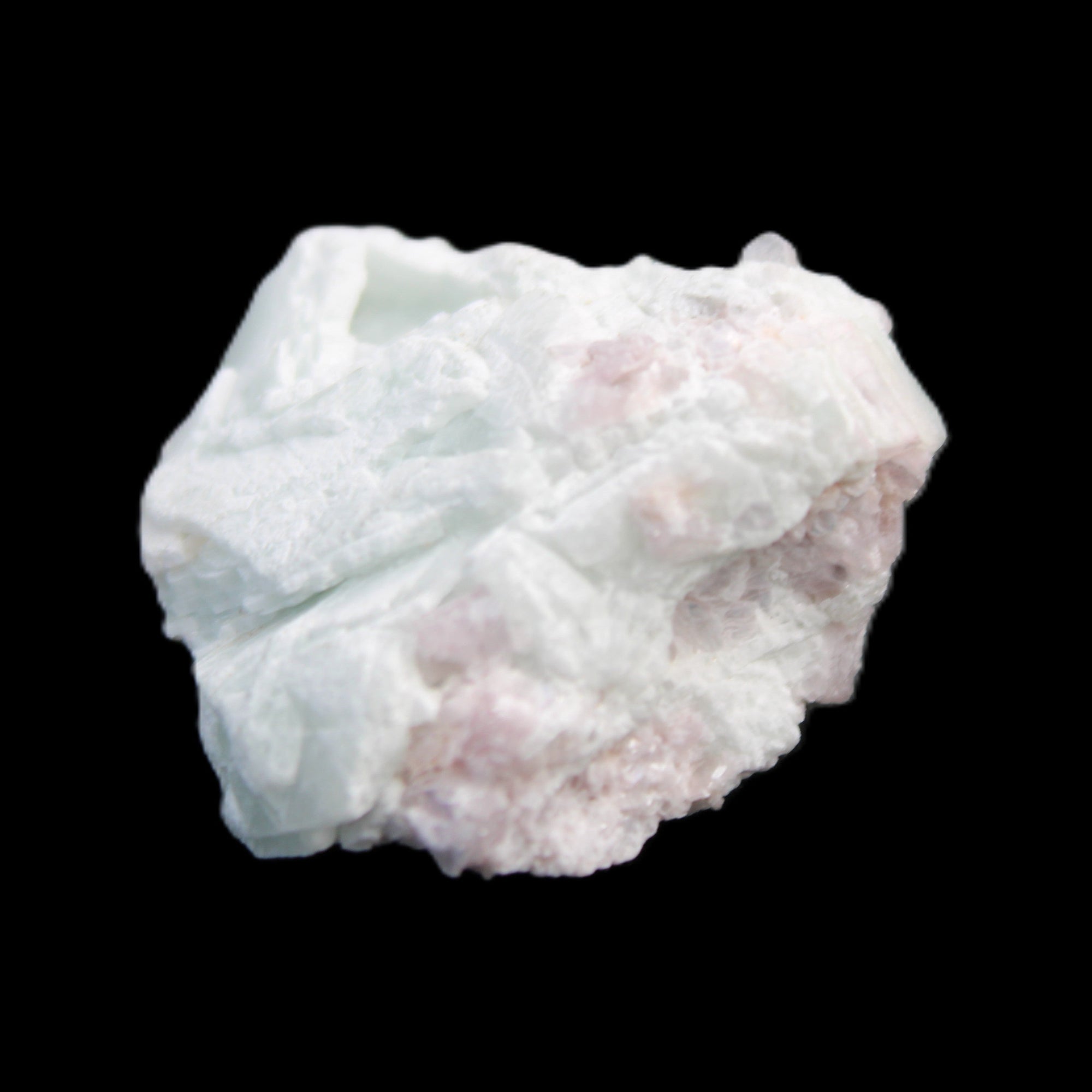 Pink with Green Tourmaline flower cluster 10.7g in sunlight - Rocks and Things Store